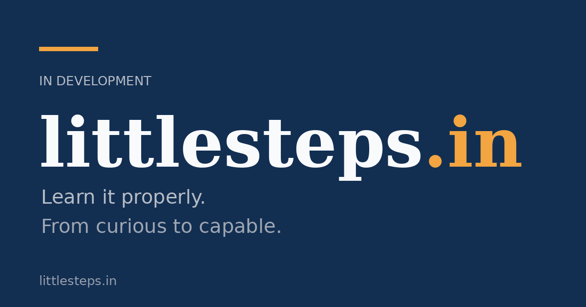 Link preview image for littlesteps.in